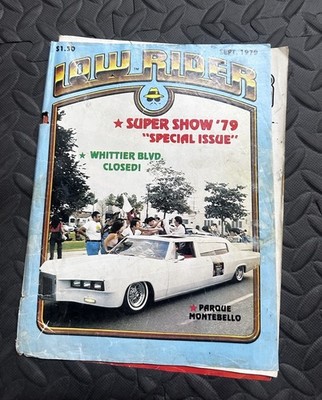 Lowrider Magazine 1979 September COVER ONLY RARE 70s Super Show