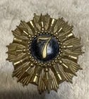 Civil War Era 7th Infantry Shako Hat Badge New York