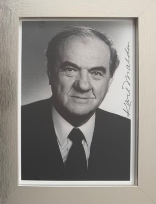 Karl Malden Oscar-prämierter Schauspieler 15 cm x 10 cm 100 % handsigniertes Foto & COA