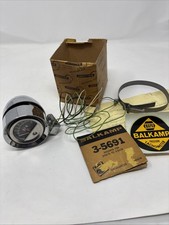 Napa Balkamp Tachometer Rpm Gauge Chrome Vintage Universal 8k Tach