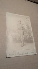 Photo Civil War Era Post Bugle Bugler Boy Military Cadet Uniform 