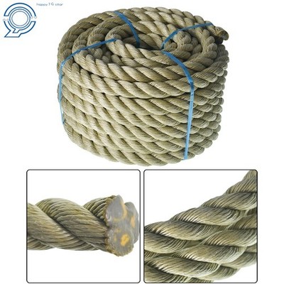 PP Manila Rope 3 Strand Twisted Rope 1''×50' Arborist Bull Rope  Rope