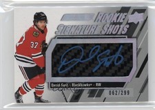 2023-24 Upper Deck Engrained Rookie Signature Shots 62/299 David Gust Auto 1n5