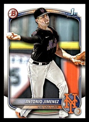 2025 Bowman Draft #BD-56 Antonio Jimenez New York Mets