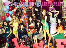 GIRLS' GENERATION SNSD LOVE PEACE Japan CD DVD