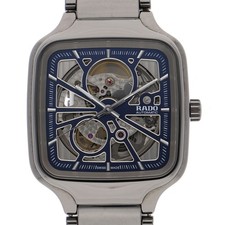 RADO R27083202 True Square WATCH skeleton CE/TI AT
