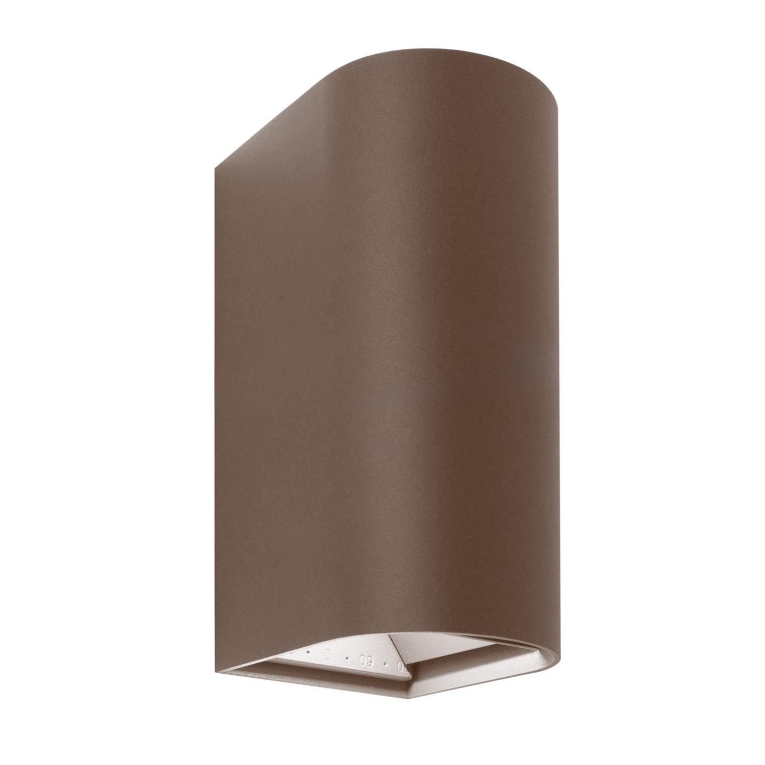 Applique Esterno Cordova Corten IP65 | Faretto Parete Alluminio LED