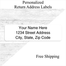 800 Personalized Return Address Labels Custom Printed Self-Adhesive 1/2 x 1 3/4