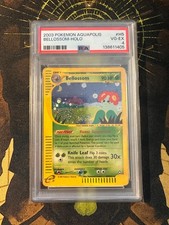 Pokemon Bellossom H5/H32 Aquapolis Holo SWIRL PSA 4 on eBay
