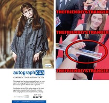 Shirley Henderson signed HARRY POTTER 8x10 Photo EXT PROOF d Moaning Myrtle ACOA