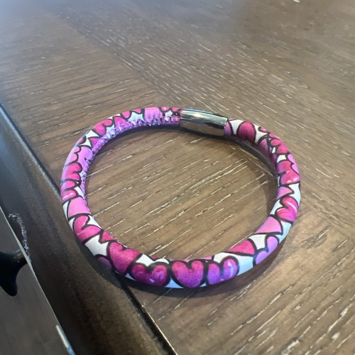 Brighton Woodstock Bracelet Pop2016 Hearts ML 8 1/4” Retailed $45 **RETIRED**