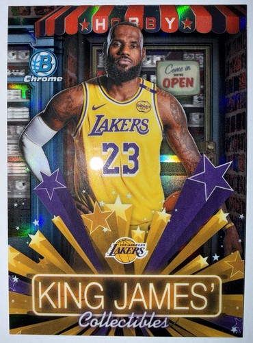 LEBRON JAMES 2025/26 BOWMAN CHROME HOBBY STARS REFRACTOR INSERT #HS-3 RARE MINT