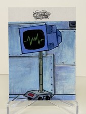 Marketplace image: 2025 Topps Chrome Spongebob Karen Plankton 1/1 Sketch Card