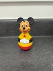 Vintage 1975 Disney Mickey Mouse Roly Poly Wobble Baby Toy Gabriel Industries — photo 1