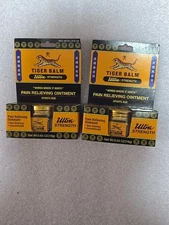 Tiger Balm Ultra Strength Pain Relieving Ointment Net Wt. 0.63 OZ 18g (2 PACK)