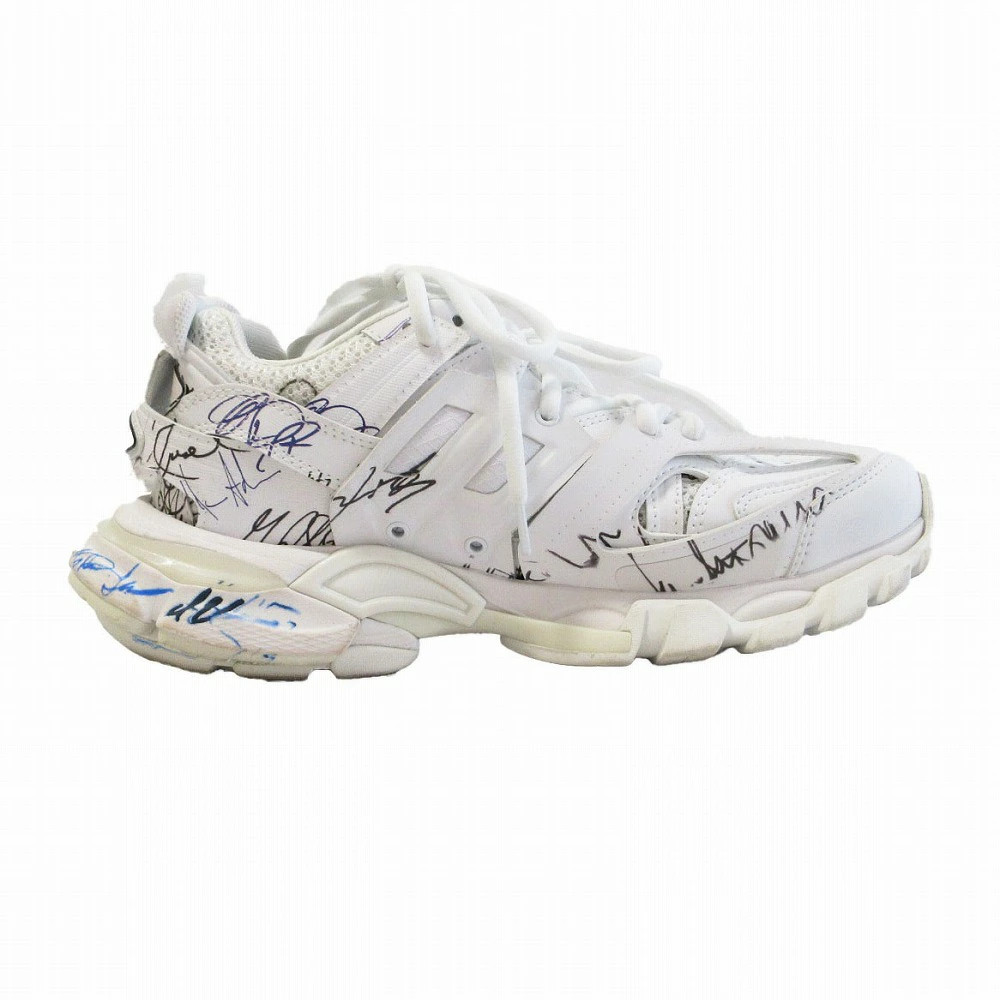 BALENCIAGA  Track Autographe 542436 Graphic Print Low Cut Sneakers Shoes 24.5cm thumbnail 4