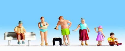 Noch 15587 Family Meier at a Barbeque HO Gauge Figures Set