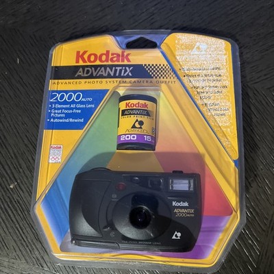 Vtg Kodak Advantix 2000 Auto Compact Point And Shoot APS Film Camera New Sealed