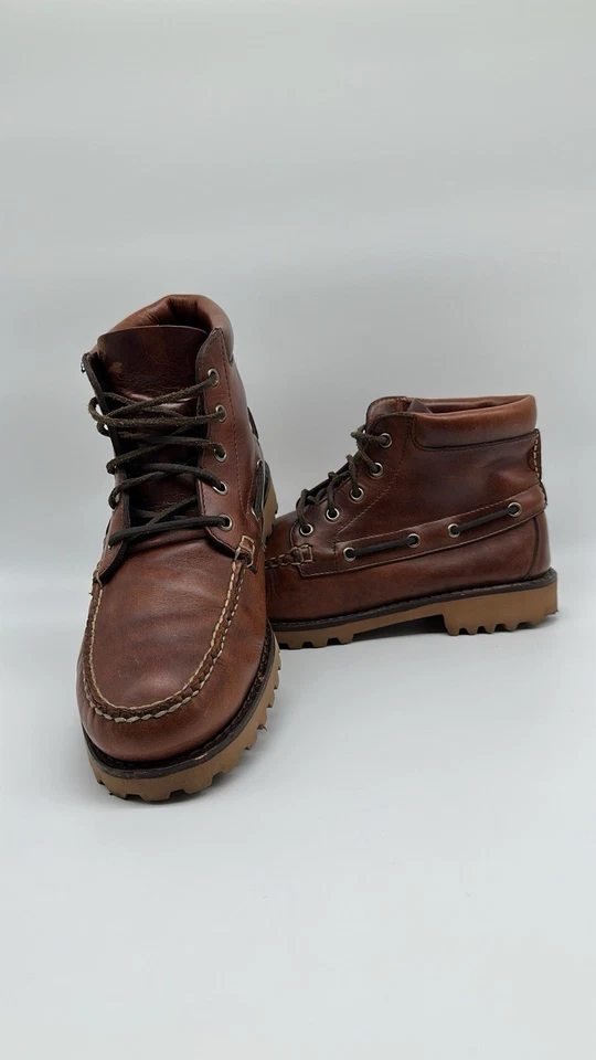 L.L.Bean Men's Allagash Handsewn Chukka Boots Size 9 Canyon  - Image 2 of 4