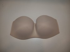 SOMA sz 32 DD Stay Put Strapless Bra Enbliss Sand Beige EUC