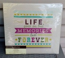 Recollections Scrapbook Album 12x12 , Life goes on, but Memories last Forever