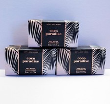 Bath Body Works COCO PARADISE Shea Butter Cleansing Bar Soap, 5 oz 3 pcs