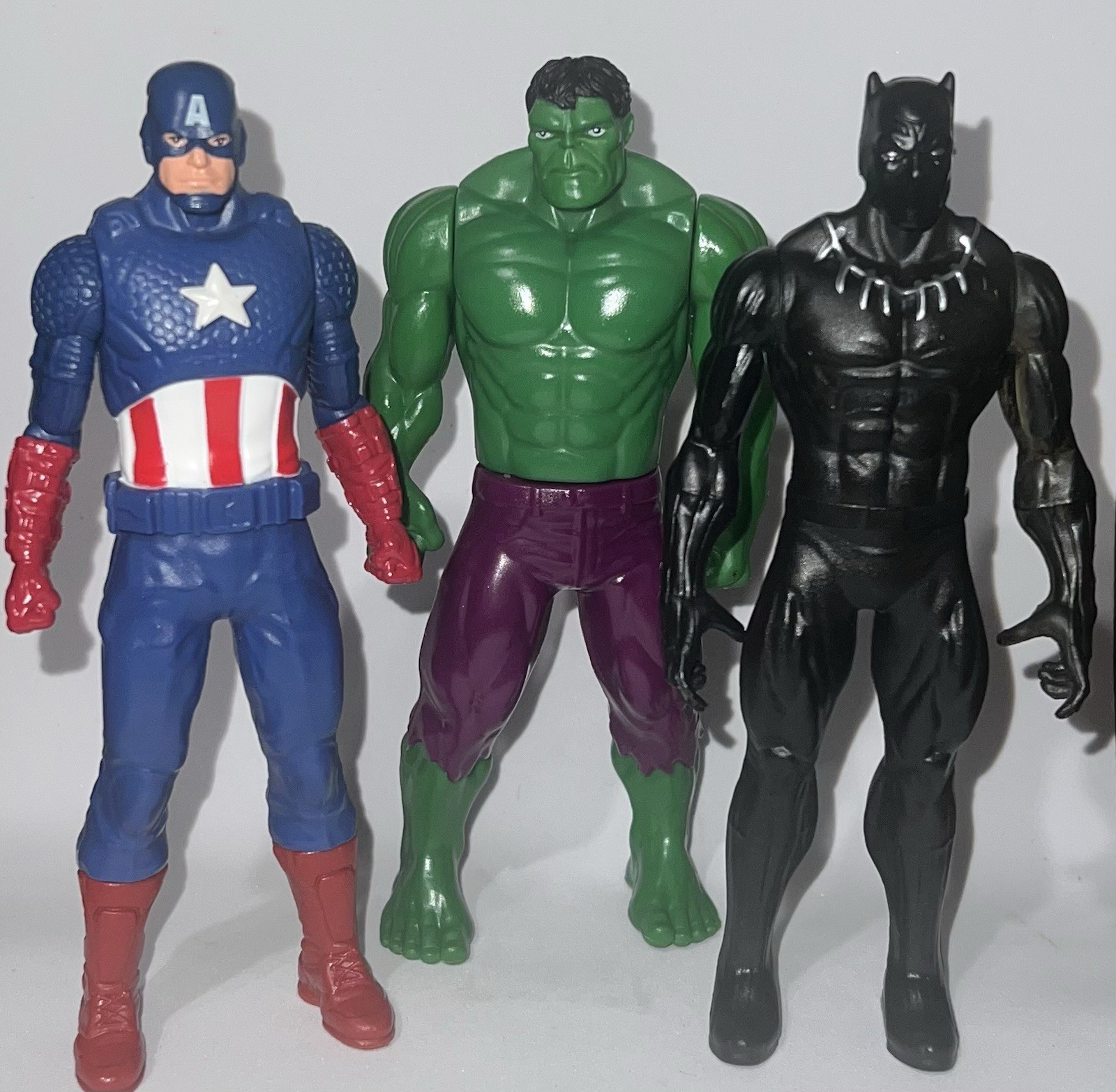 Marvel Black Panther Hulk Captain America 6" Hasbro Avengers Action Figure 2015