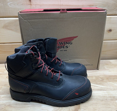 Red Wing 2400 Waterproof Boots Size 9D (Non-Metallic Toe) (USA) Safety Toe