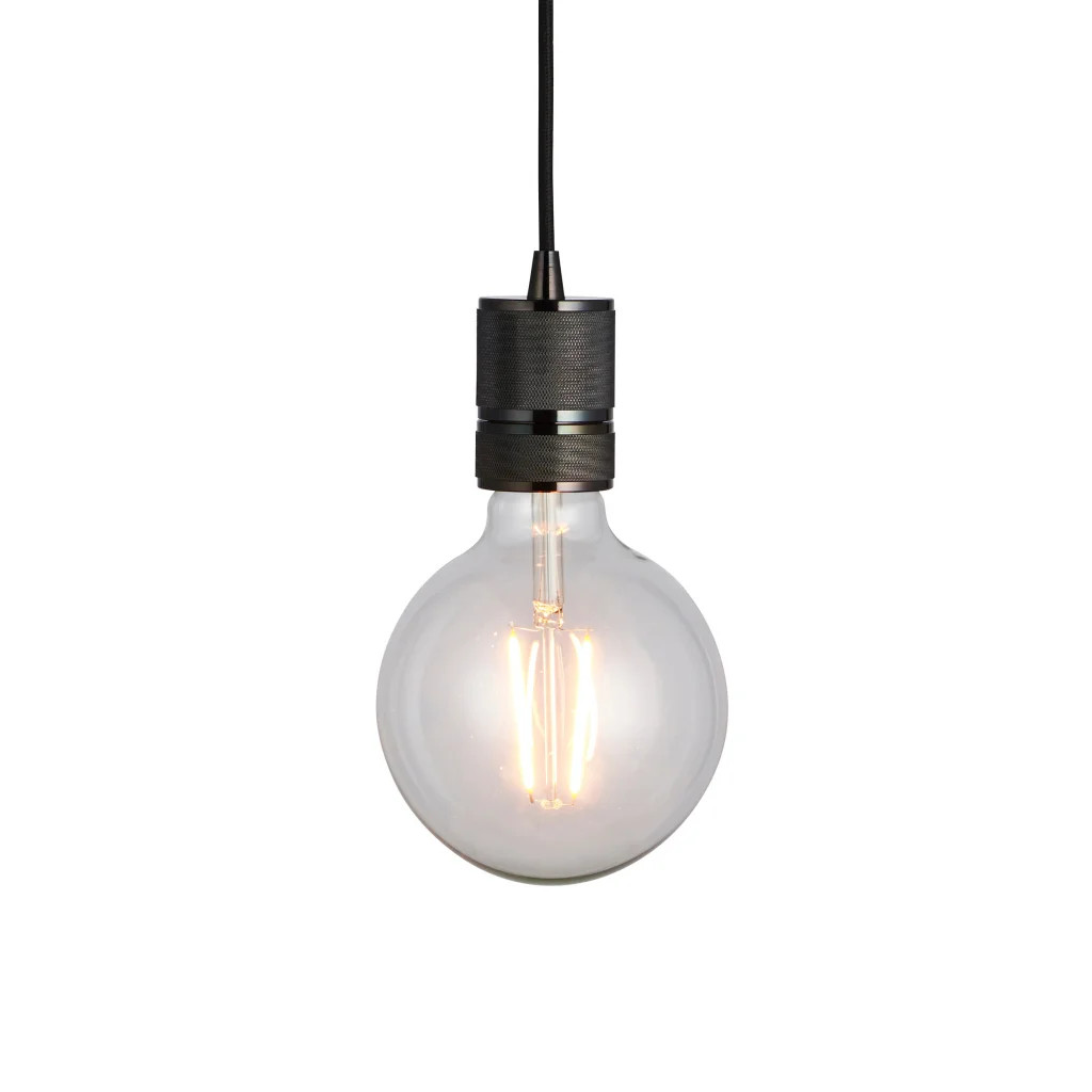 Ceiling Light Black Urban Pendant Chrome Endon 76586
