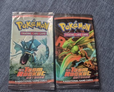 Pokemon Ex Team Rocket Returns 2x Booster Packs - LEER - englisch