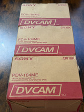 Huge Lot of 40 Sony DVCAM PDV-184ME Digital Video Tape New In Box