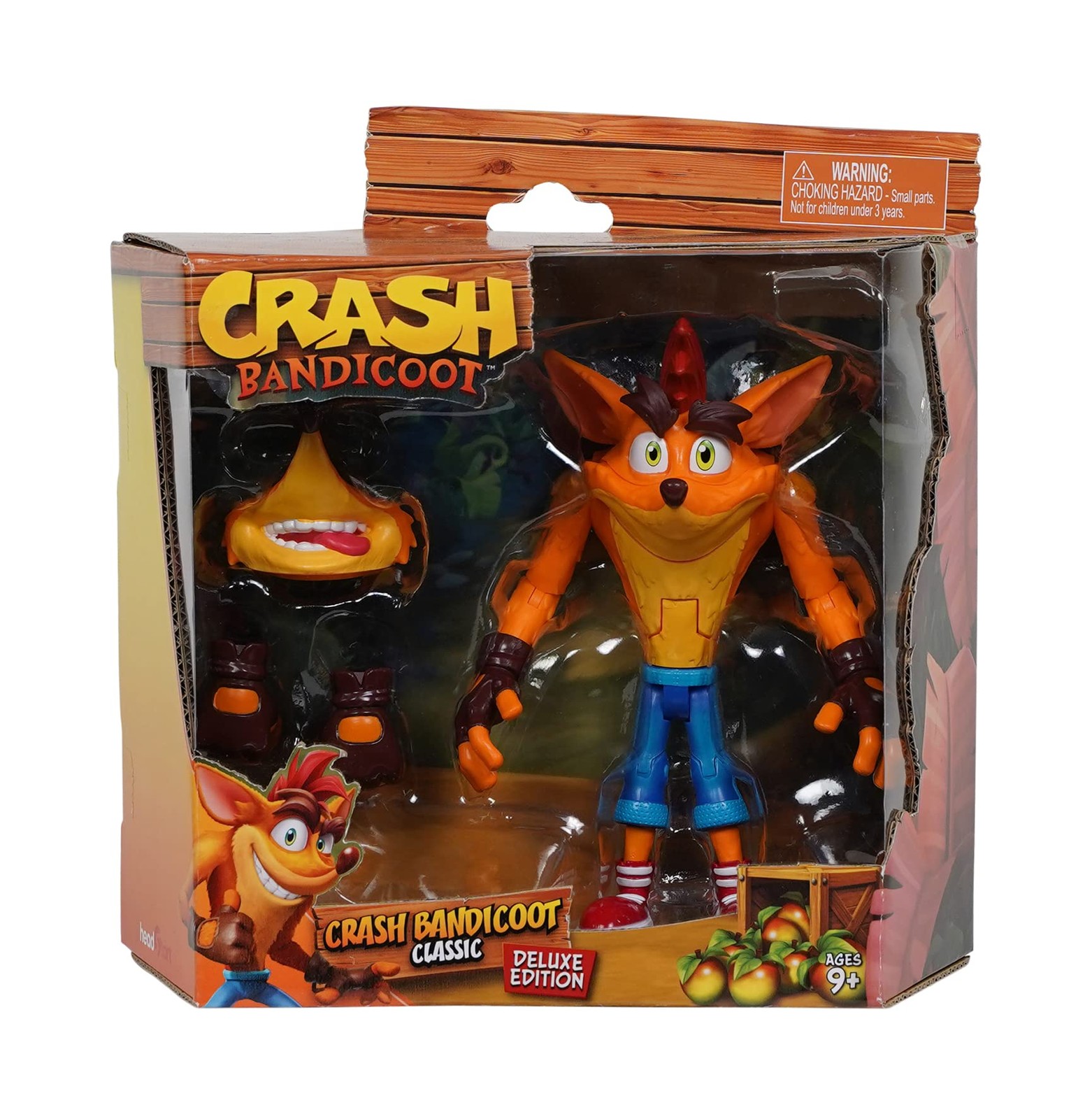 Фигурка Крэша Бандикута Bandai Deluxe Edition 16,5 см Crash Bandicoot Игрушка