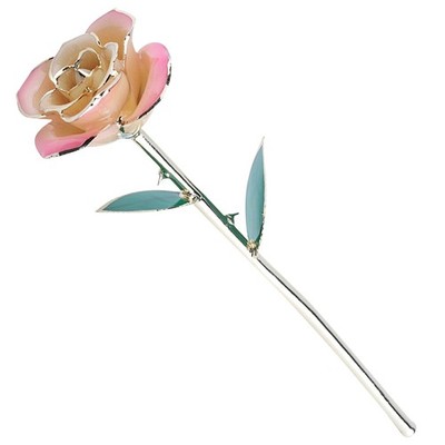 24K Gold Plating Rose Flower Gift Bright Color Long Lasting For Valentine's Day