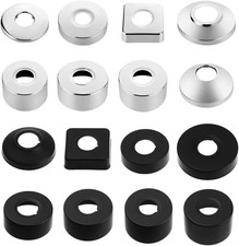 2 Stück Ø 25Mm (3/4") Duscharmatur Rosette, Abdeckrosette Edelstahl, Gewinderose