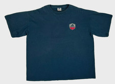 Men's Vintage 90s Adidas T-Shirt Double-Sided Made in USA Sz XL