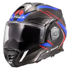 Casco Modulare Reversibile Carbonio Ls2 FF901 Advant X C FUTURE II Bianco Blu