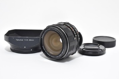 [Near MINT w/ Hood] Pentax Super Takumar 28mm f/3.5 MF Wide Lens Japan #2675