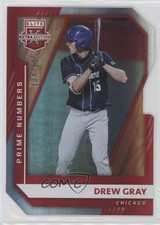 2021 Panini Elite Extra Edition Prime Numbers B Die-Cut /115 Drew Gray #93 1h6a