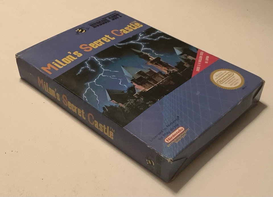 MILON'S SECRET CASTLE Nintendo NES Hudson Soft COMPLETE IN BOX Manual CIB - Image 4 of 4