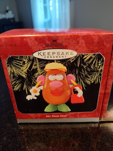 vintage Mr & Mrs Potato Head Hallmark christmas ornaments - Picture 2 of 10