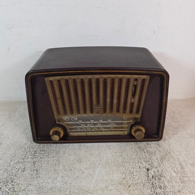 Philips Vintage Ventilradio Modell A325680 Retro Sammlerstück FÜR ERSATZTEILE ODER REPARATUR