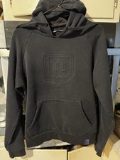 Authentic Large Black Twitch Hoodie