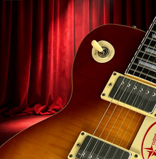 Custom Electric Guitar Brown Sunburst Solid Body HH Pickups Chrome Hardware