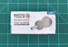 Matco Tools GRSS Stubby Ratcheting Interchangeable Screwdriver NEW
