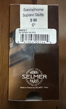 Boccaglio Sax Soprano Selmer, S80, C*, nuovo vecchio magazzino, confezione originale.