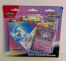 Scarlet Violet Prismatic Evolutions Tech Sticker Collection Sylveon New Sealed Scarlet Violet Prismatic Evolutions Tech Sticker Collection Sylveon New Sealed