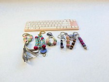 One of A Kind Beaded Handmade Keychains