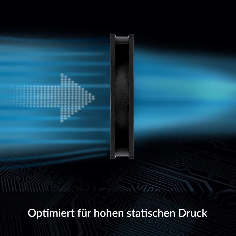 ARCTIC P8 Slim PWM PST 80 mm Gehäuselüfter Case Fan besonders schmal 300–3000rpm - Bild 3 von 4