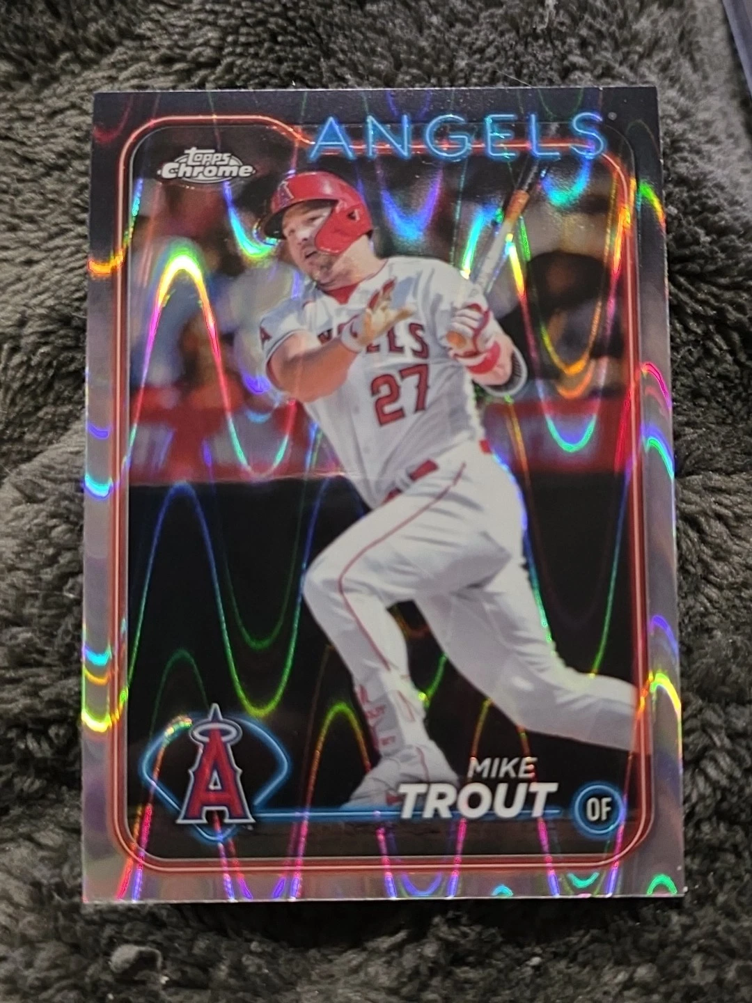 2024 Topps Chrome - Mike Trout #200 RayWave Refractor