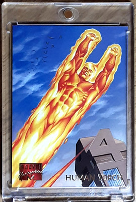 1995 Marvel Masterpieces Karte 43 HUMAN TORCH.